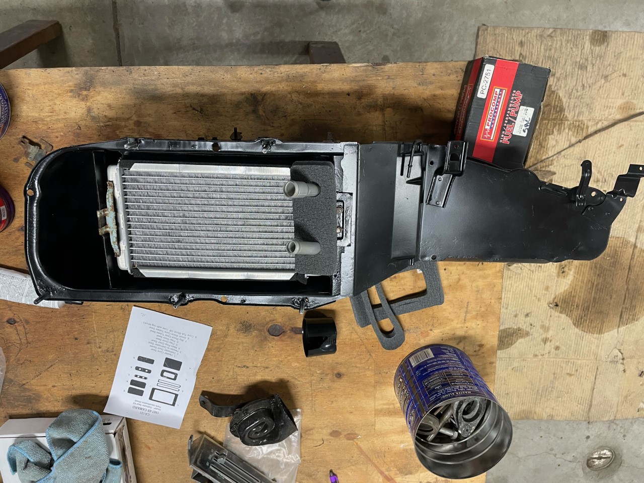 Project 1969 Camaro Heater